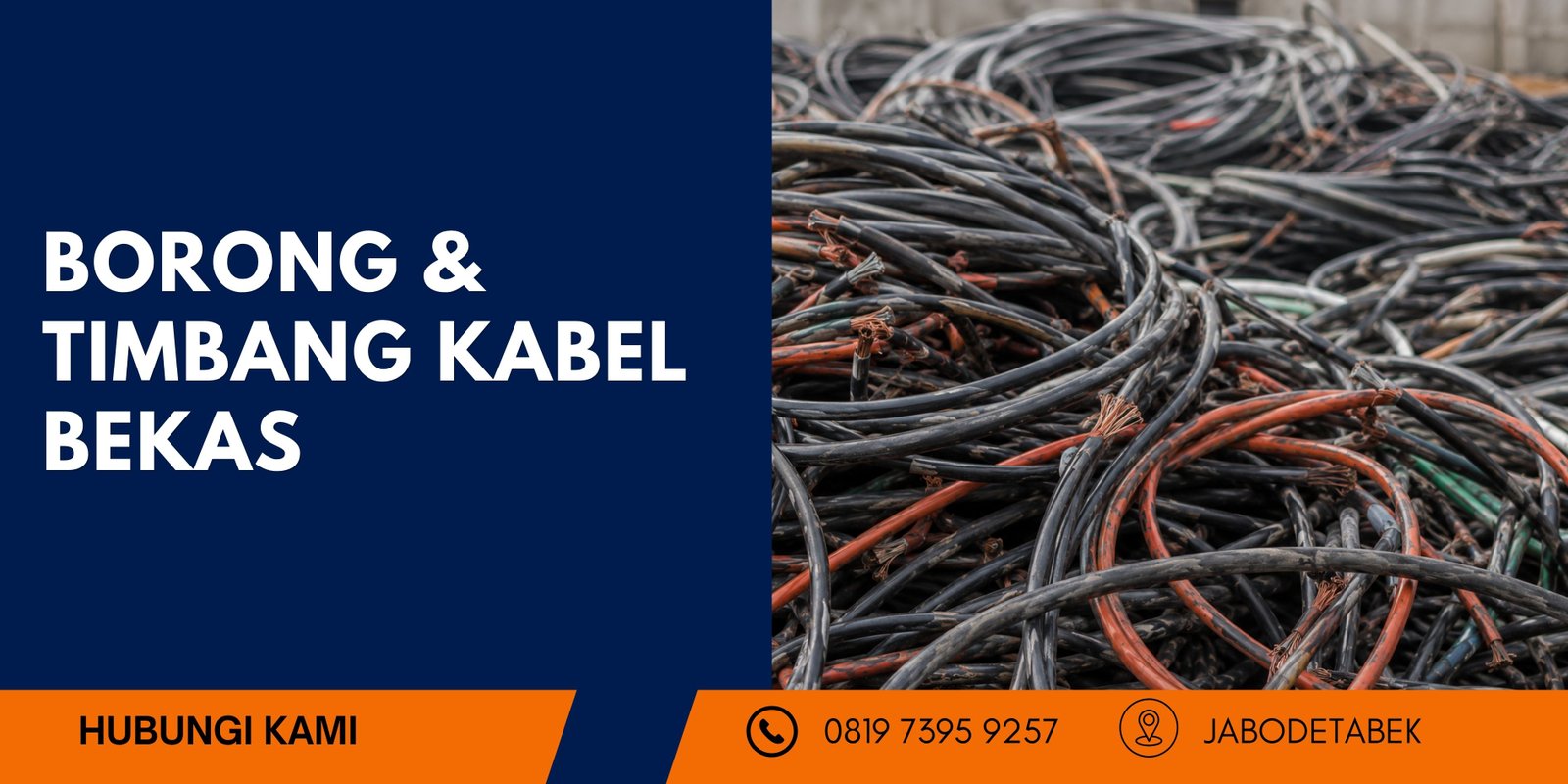 Borong dan timbang kabel bekas